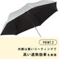 Sunshade Silver 55cm