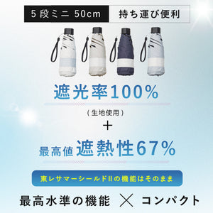 [5-Fold Mini Folding Umbrella] COKAGE+ ACTIVE 5-Fold Mini 50cm