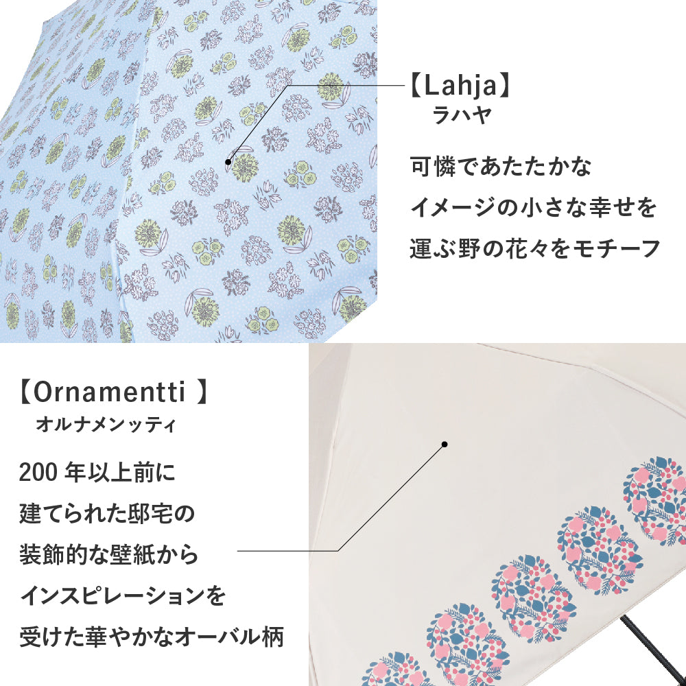 傘 日傘 雨傘 かさ カサ Waterfront ウォーターフロント シューズセレクション 折り畳み傘 レディース