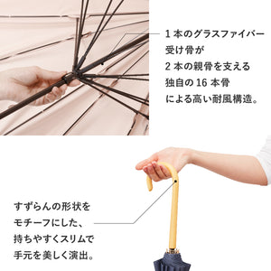 傘 日傘 雨傘 かさ カサ Waterfront ウォーターフロント シューズセレクション 長傘 レディース