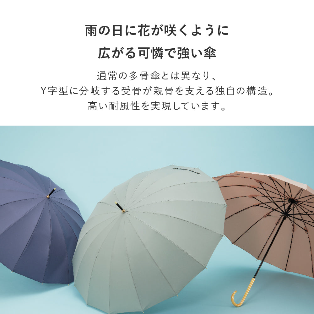 傘 日傘 雨傘 かさ カサ Waterfront ウォーターフロント シューズセレクション 長傘 レディース