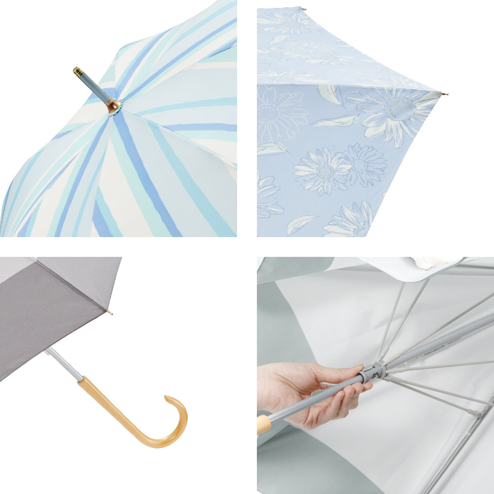 傘 日傘 雨傘 かさ カサ Waterfront ウォーターフロント シューズセレクション 長傘 レディース