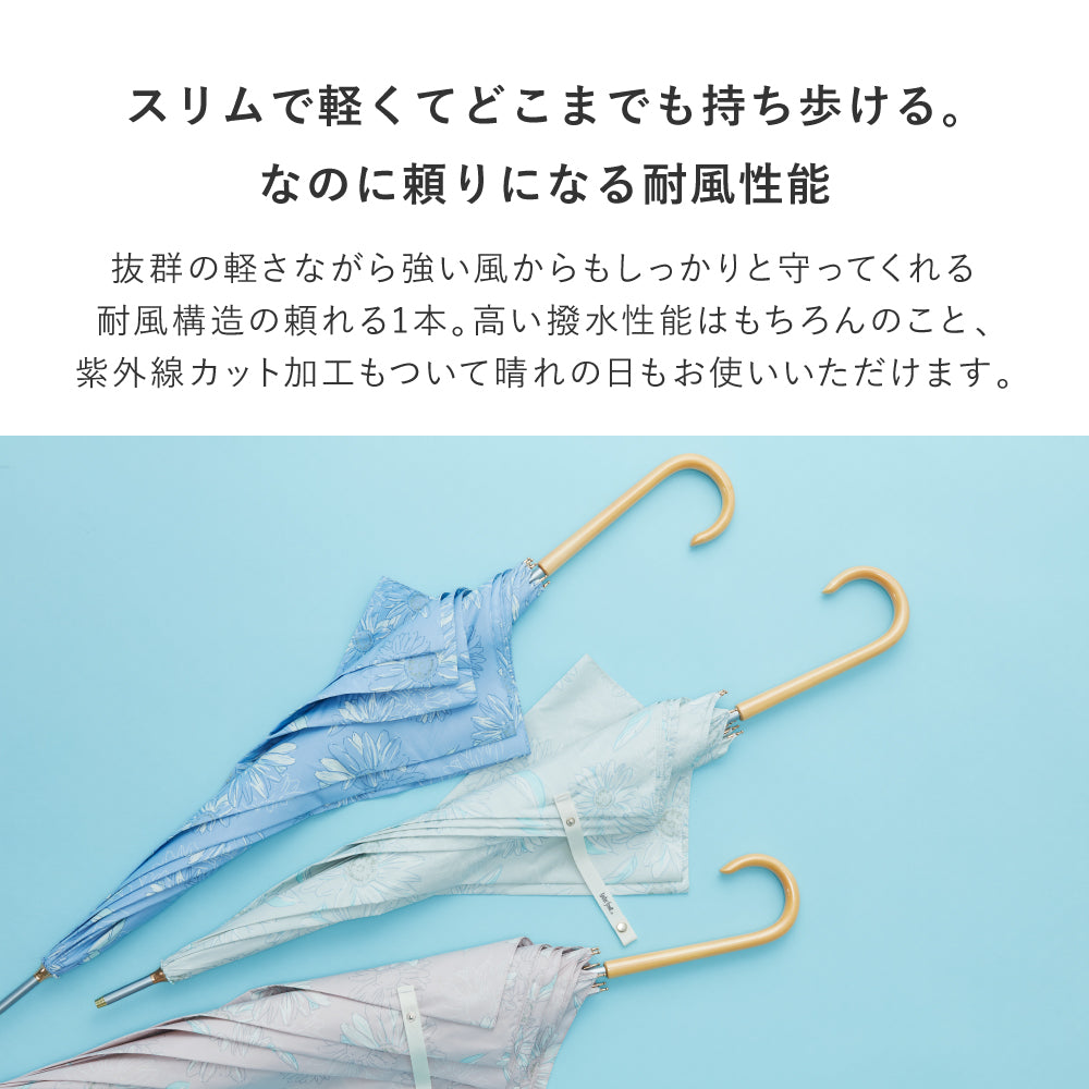傘 日傘 雨傘 かさ カサ Waterfront ウォーターフロント シューズセレクション 長傘 レディース