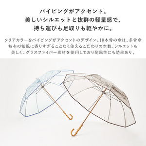 傘 日傘 雨傘 かさ カサ Waterfront ウォーターフロント シューズセレクション 長傘 レディース ビニール傘