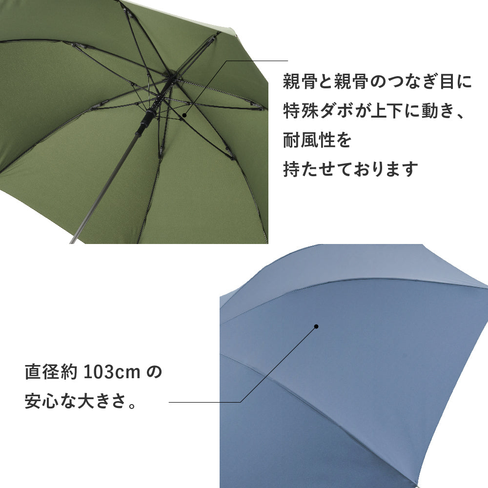 傘 日傘 雨傘 かさ カサ Waterfront ウォーターフロント シューズセレクション 長傘 メンズ