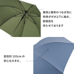 傘 日傘 雨傘 かさ カサ Waterfront ウォーターフロント シューズセレクション 長傘 メンズ