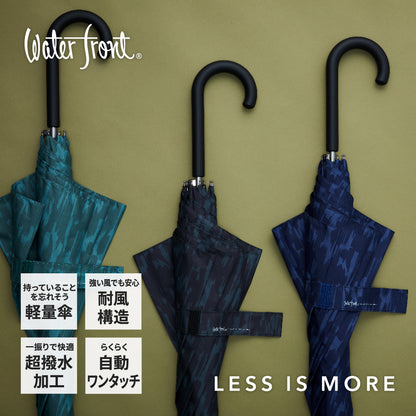 傘 日傘 雨傘 かさ カサ Waterfront ウォーターフロント シューズセレクション 長傘 メンズ