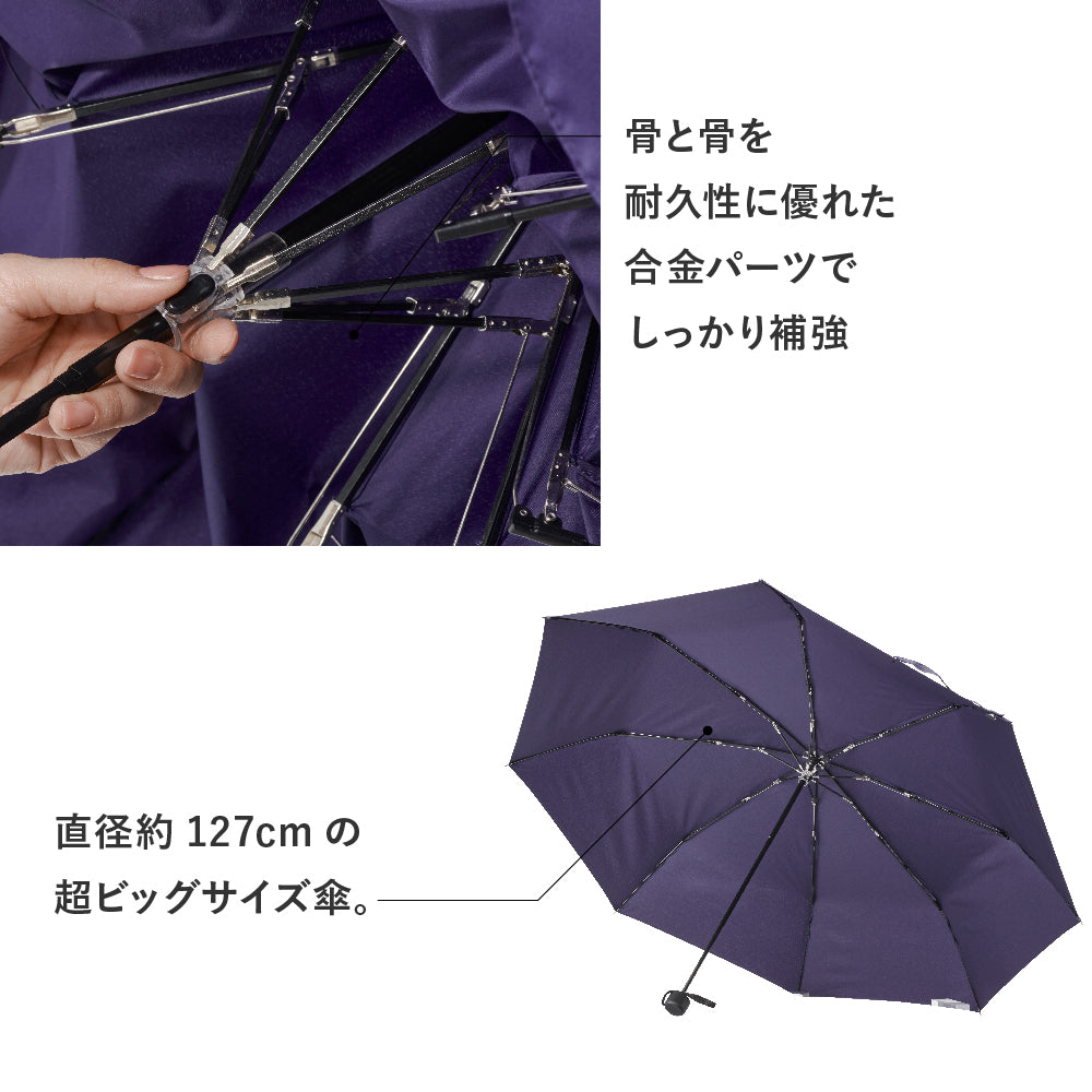傘 日傘 雨傘 かさ カサ Waterfront ウォーターフロント シューズセレクション 折り畳み傘 メンズ