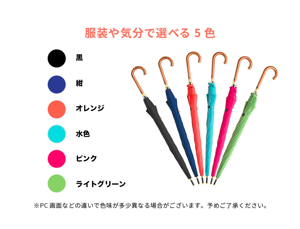 傘 日傘 雨傘 かさ カサ Waterfront ウォーターフロント シューズセレクション 長傘 レディース