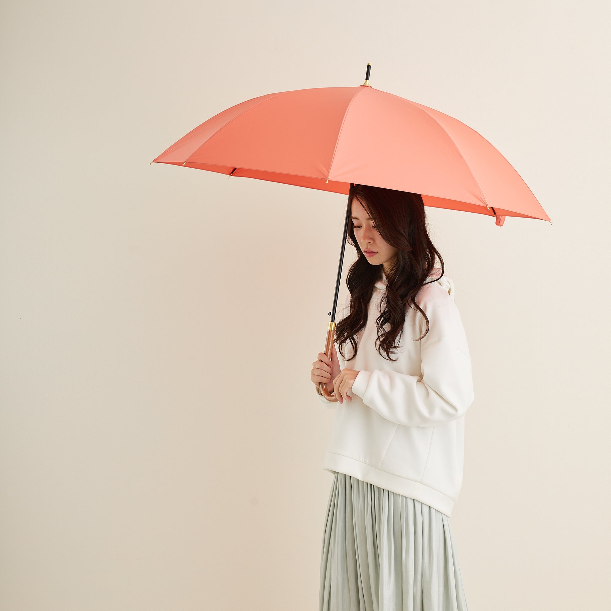 傘 日傘 雨傘 かさ カサ Waterfront ウォーターフロント シューズセレクション 長傘 レディース